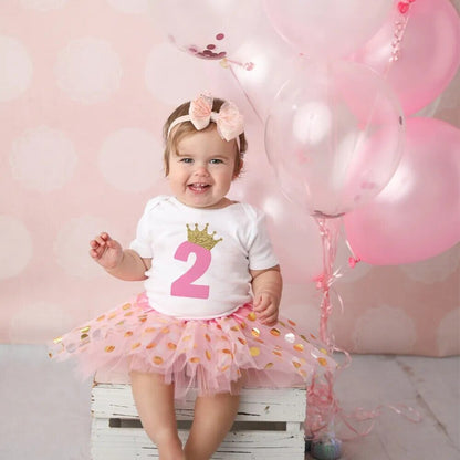 Baby Girl 1 Year Birthday Outfit