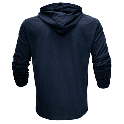 Cotton Hooded T-shirt