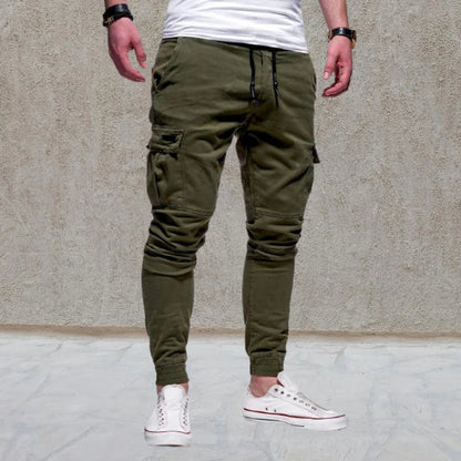 DANIEL - CASUAL MEN'S TROUSERS WITH PATCH POCKETS