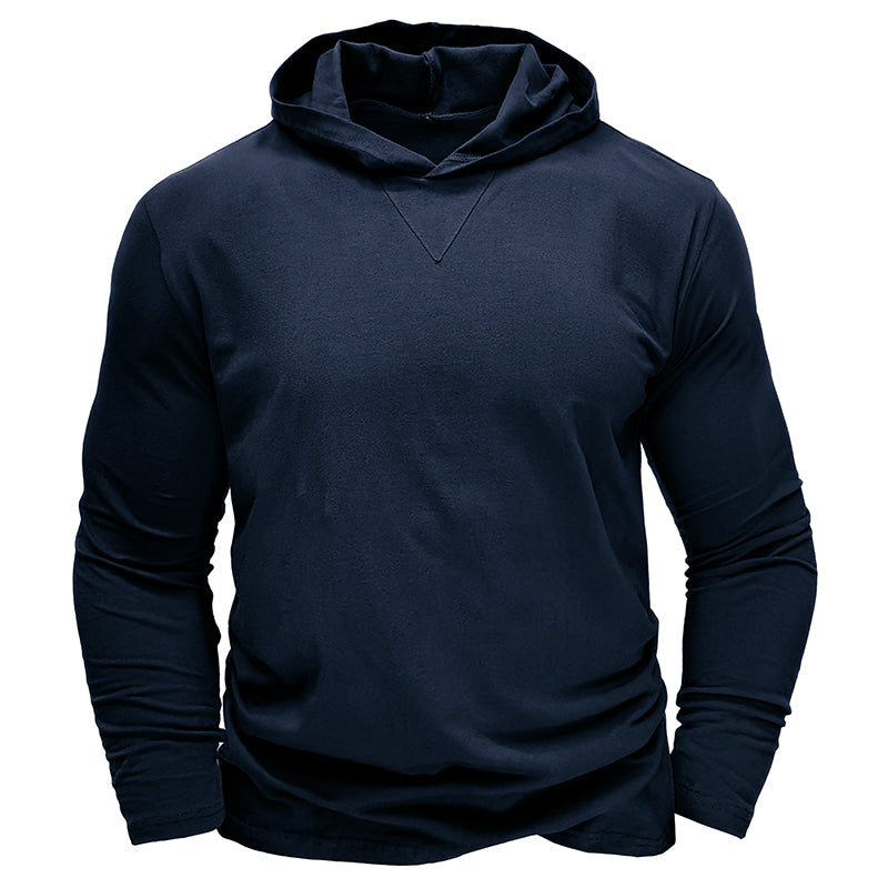 Cotton Hooded T-shirt