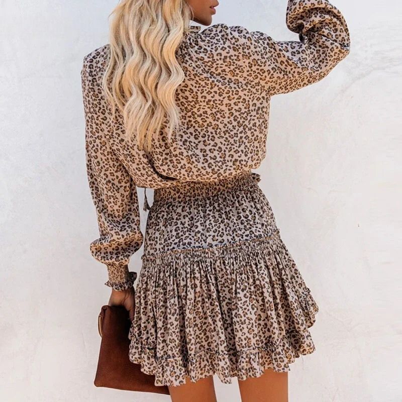 JORDYN LEOPARD PRINT DRESS