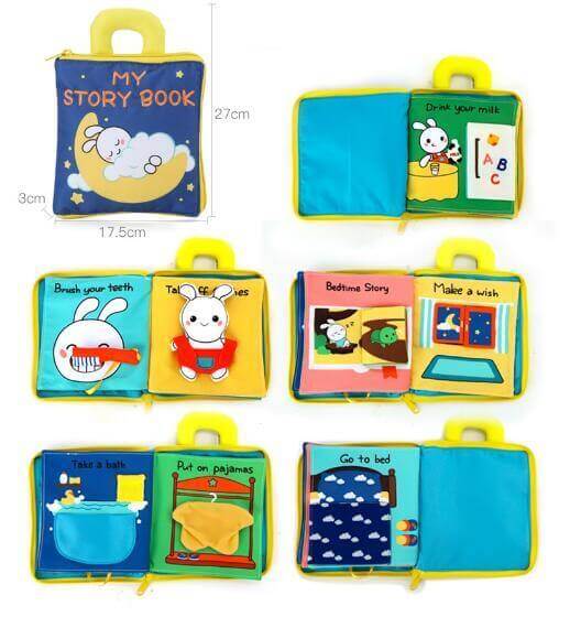 3D Soft Cloth Baby Books