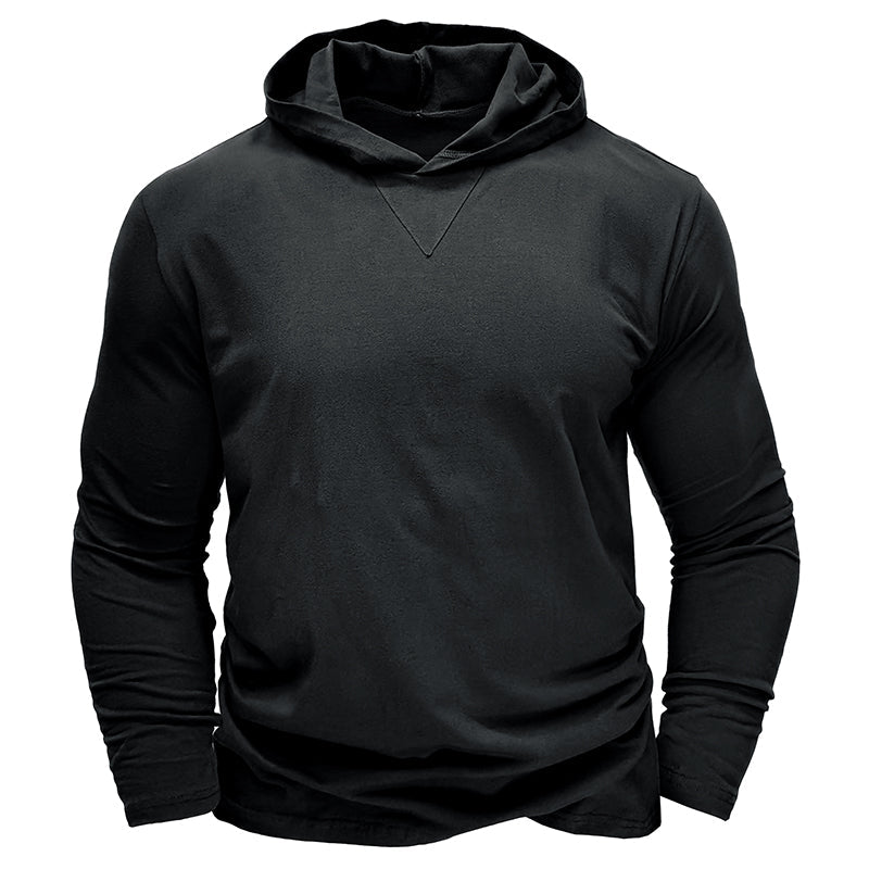 Cotton Hooded T-shirt