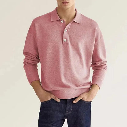 Serlene™ LONG SLEEVED POLO SHIRT - MAXIMUM ELEGANCE AND COMFORT