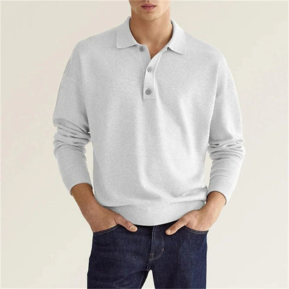 Serlene™ LONG SLEEVED POLO SHIRT - MAXIMUM ELEGANCE AND COMFORT