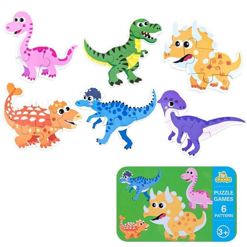 Baby 3D Animals Puzzle Iron Box