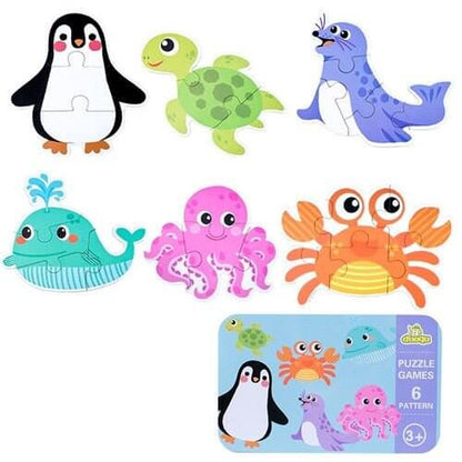 Baby 3D Animals Puzzle Iron Box