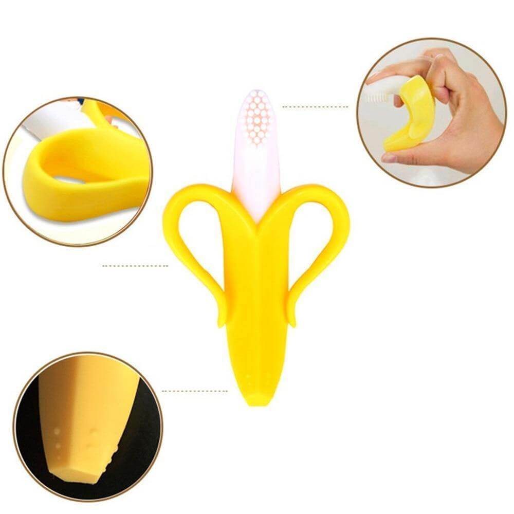 Adorable Baby Banana Toothbrush