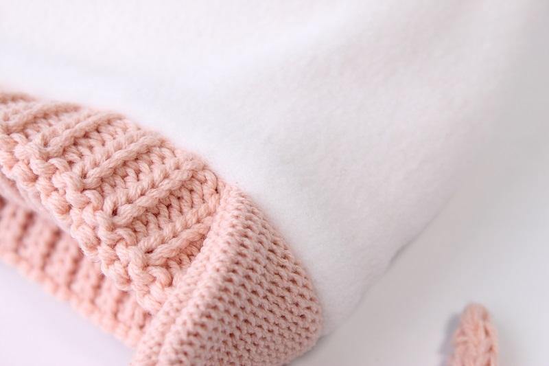 Baby Cotton Knitted Earflap Beanie Bonnet Cap