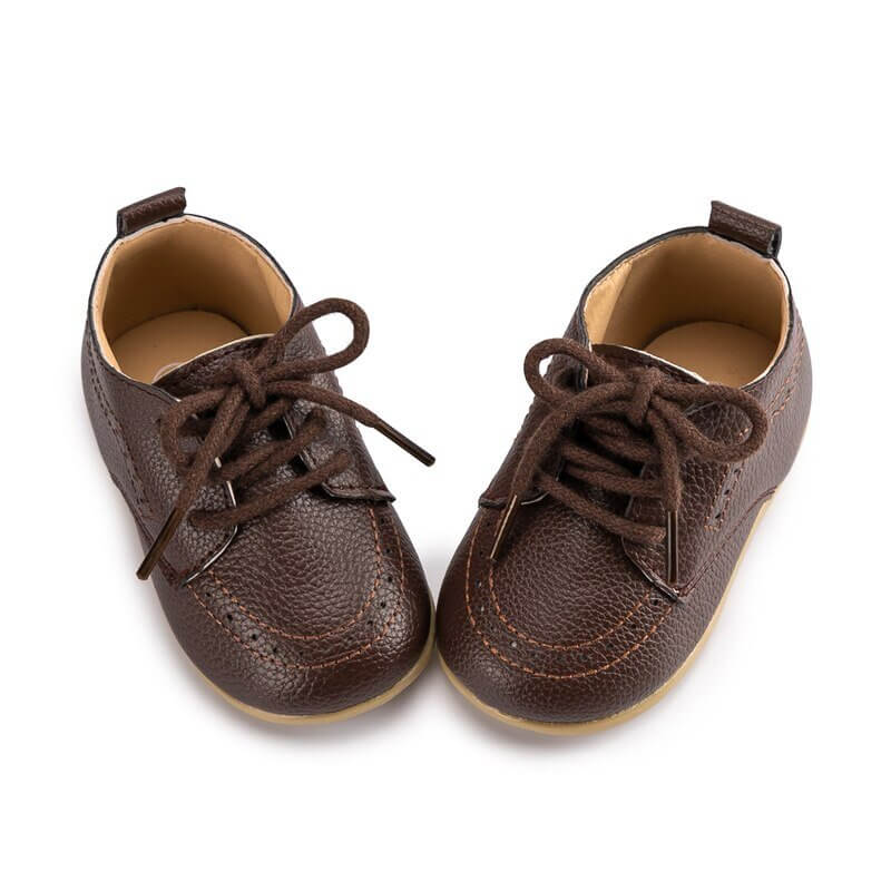 Baby High Top Leather Shoes