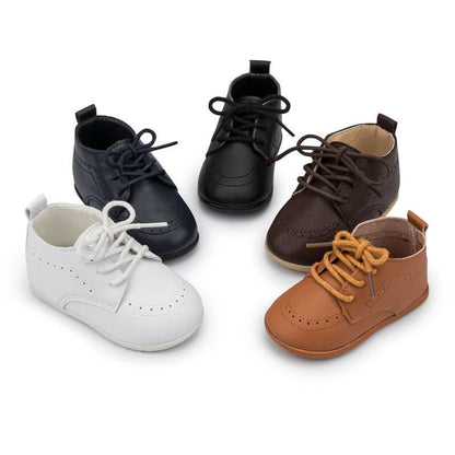 Baby High Top Leather Shoes