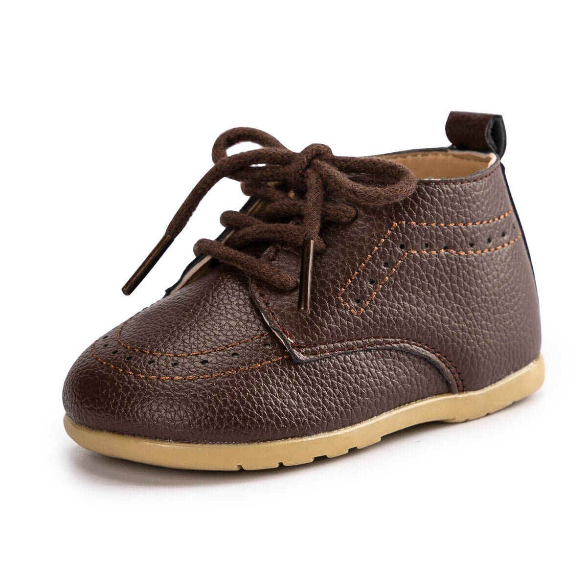 Baby High Top Leather Shoes