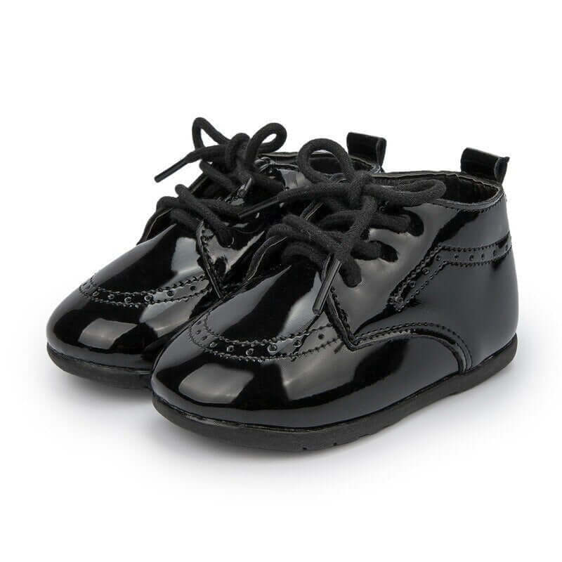 Baby High Top Leather Shoes