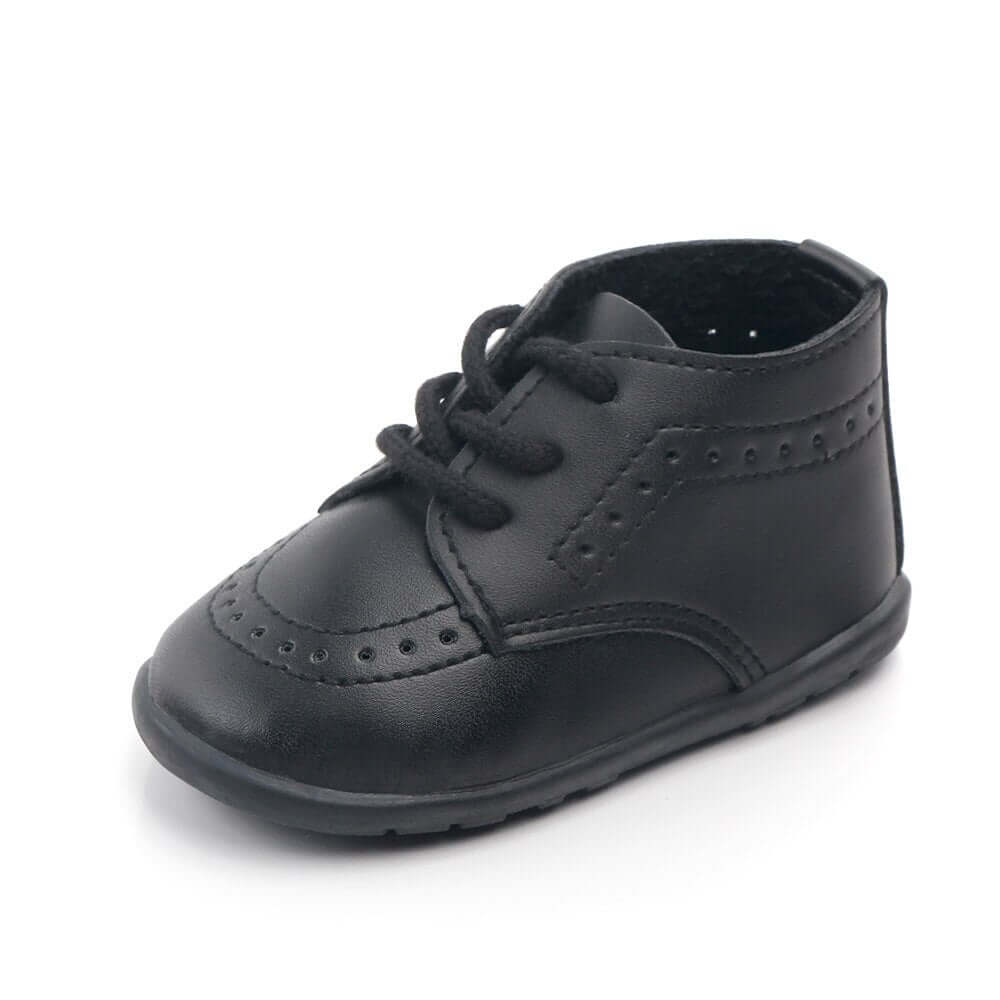 Baby High Top Leather Shoes