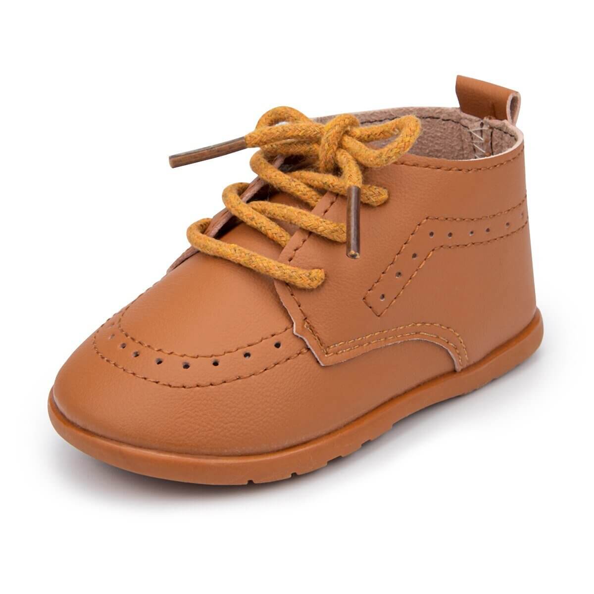 Baby High Top Leather Shoes