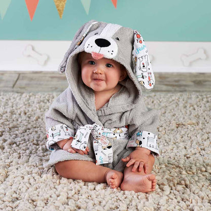 Soft Hooded Animal Baby Bathrobe Towels