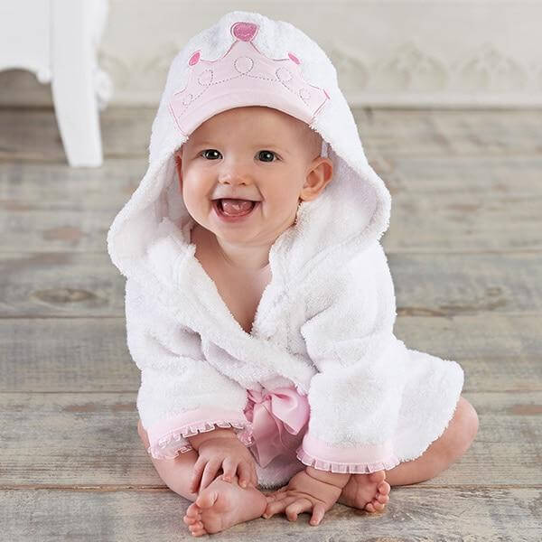 Soft Hooded Animal Baby Bathrobe Towels