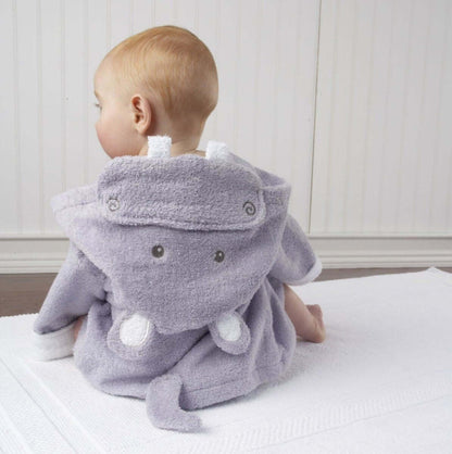 Soft Hooded Animal Baby Bathrobe Towels