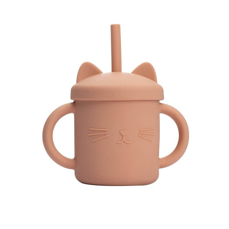 Baby Silicone Straw Cup