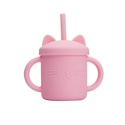 Baby Silicone Straw Cup