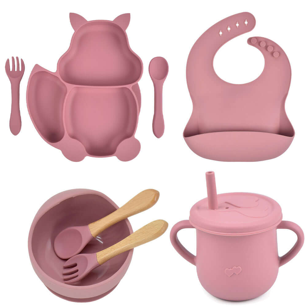 Baby Silicone Sucker Set