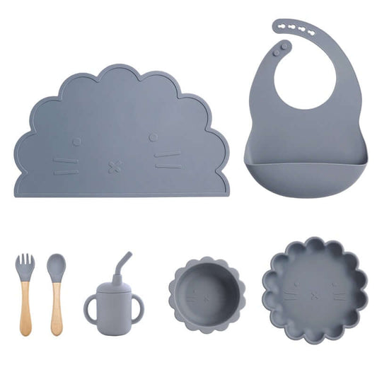 Baby Silicone Tableware Feeding Set