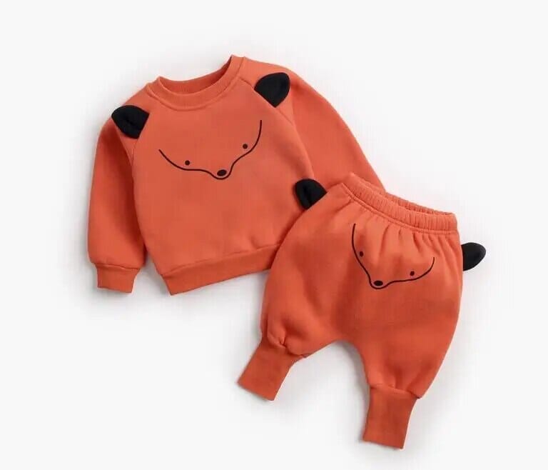 Baby Cartoon Outfit Set