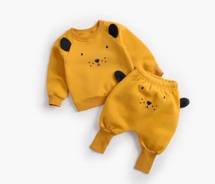 Baby Cartoon Outfit Set