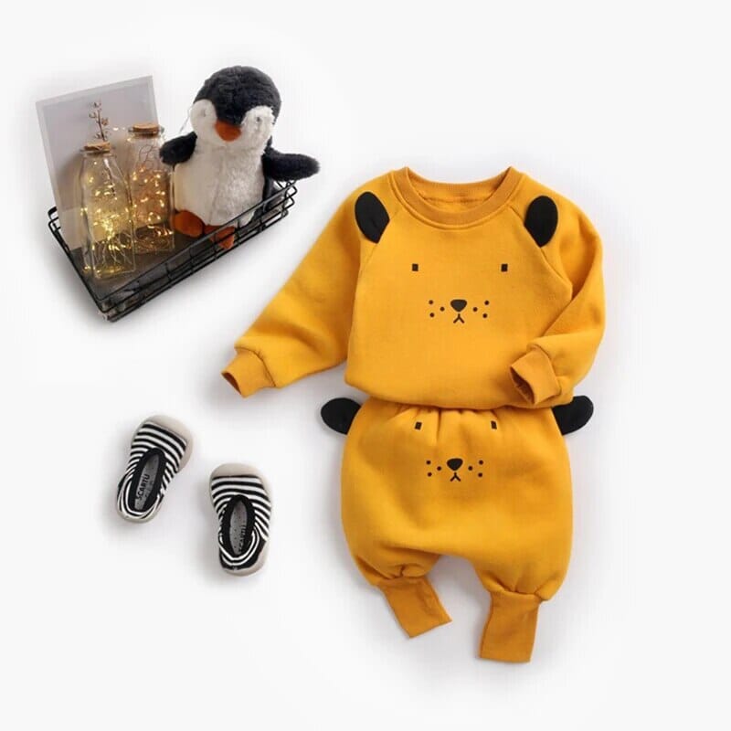 Baby Cartoon Outfit Set