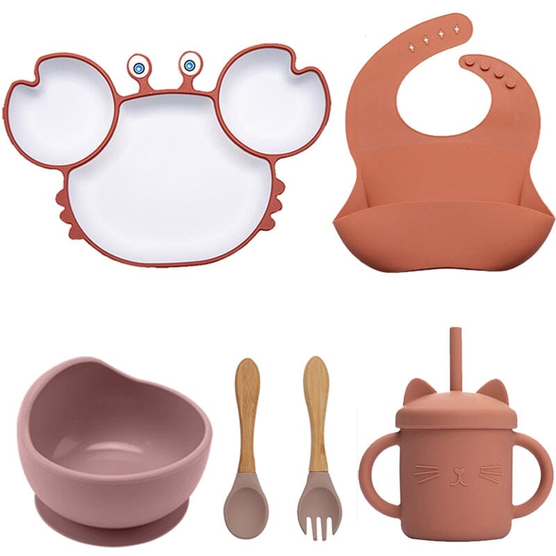 Baby Bowls Plates Spoons Set