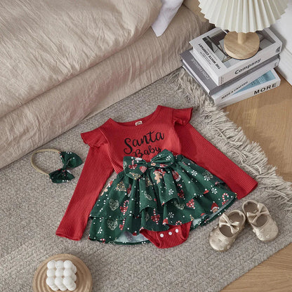 Baby Girl Christmas Romper