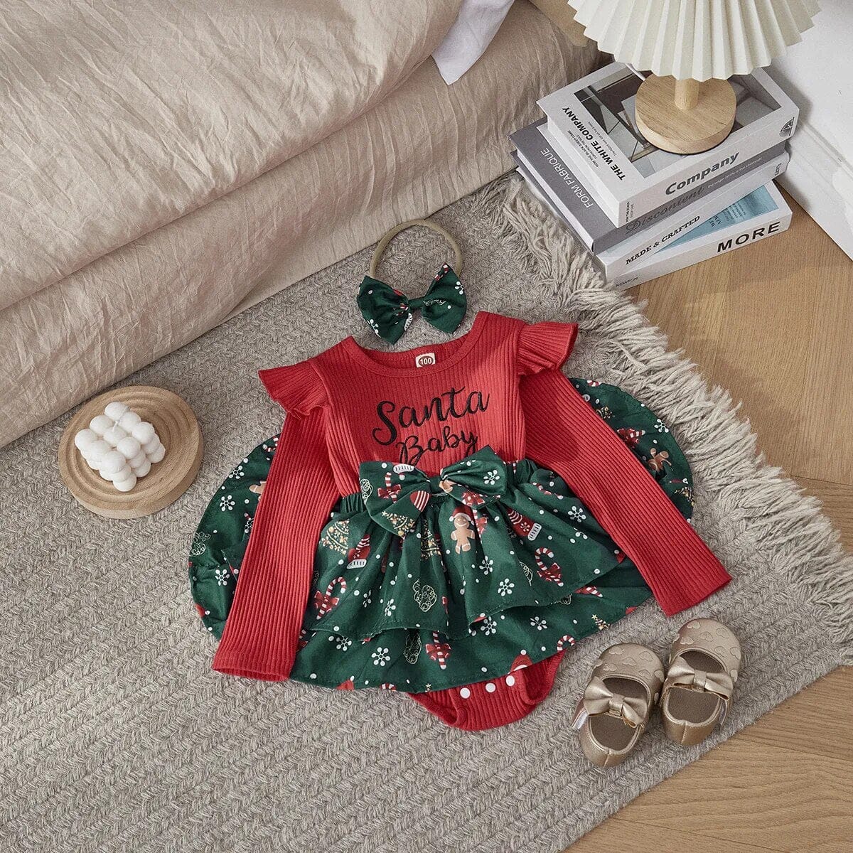 Baby Girl Christmas Romper