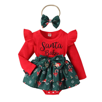 Baby Girl Christmas Romper