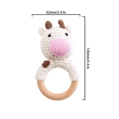 Crochet Animal Baby Teether Toy