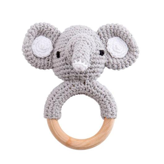 Crochet Animal Baby Teether Toy