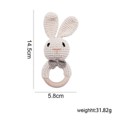 Crochet Animal Baby Teether Toy