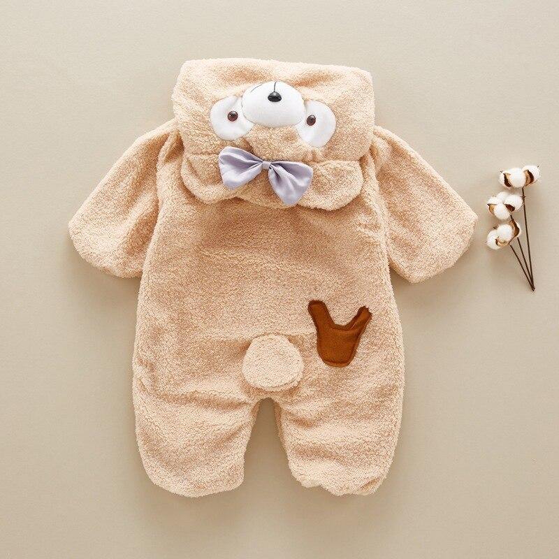 Cute Cartoon Baby Winter Romper