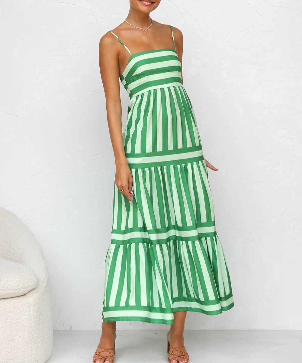 Candy Stripe Maxi Dress