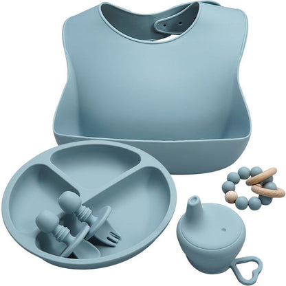 Deluxe Silicone Baby Feeding Set