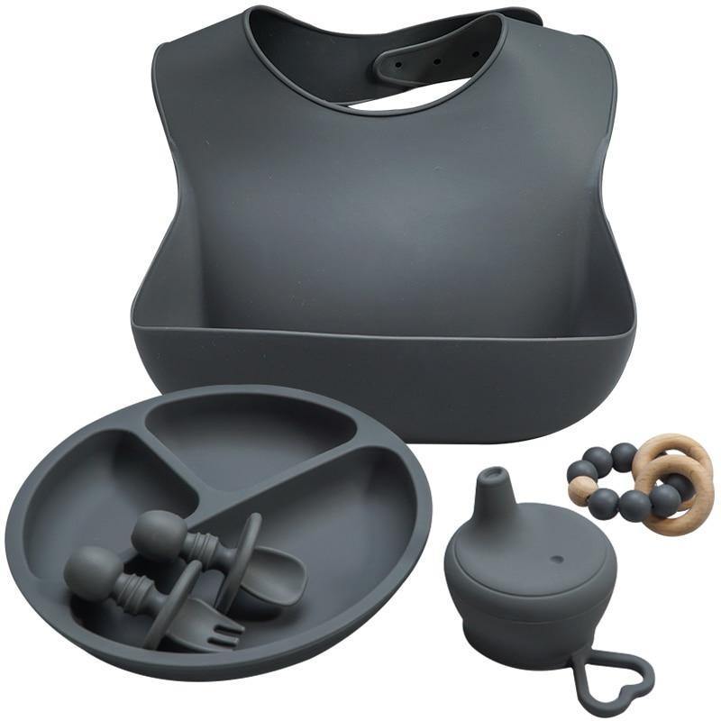 Deluxe Silicone Baby Feeding Set