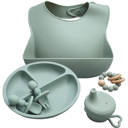 Deluxe Silicone Baby Feeding Set