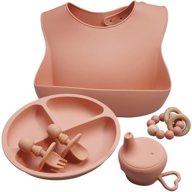 Deluxe Silicone Baby Feeding Set