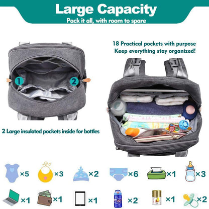 Diaper Bag Multifunctional Backpack