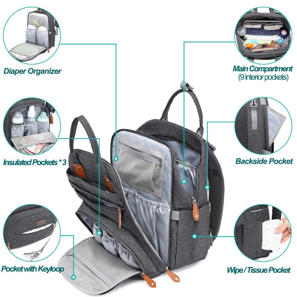 Diaper Bag Multifunctional Backpack