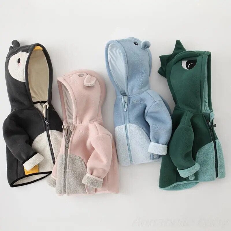 Casual Baby Jacket Animal Cartoon