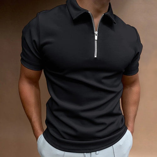 Simon Zip Up Polo