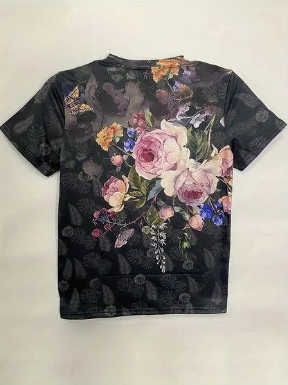 Vintage T-Shirt With Floral Print