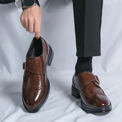 SARTO BUCKLE DRESS SHOES