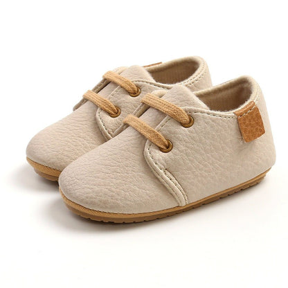 Infant Multicolor Retro Leather Shoes