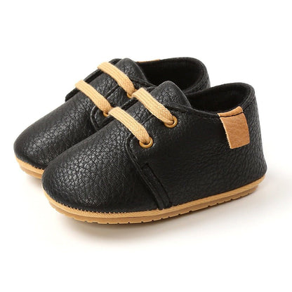 Infant Multicolor Retro Leather Shoes